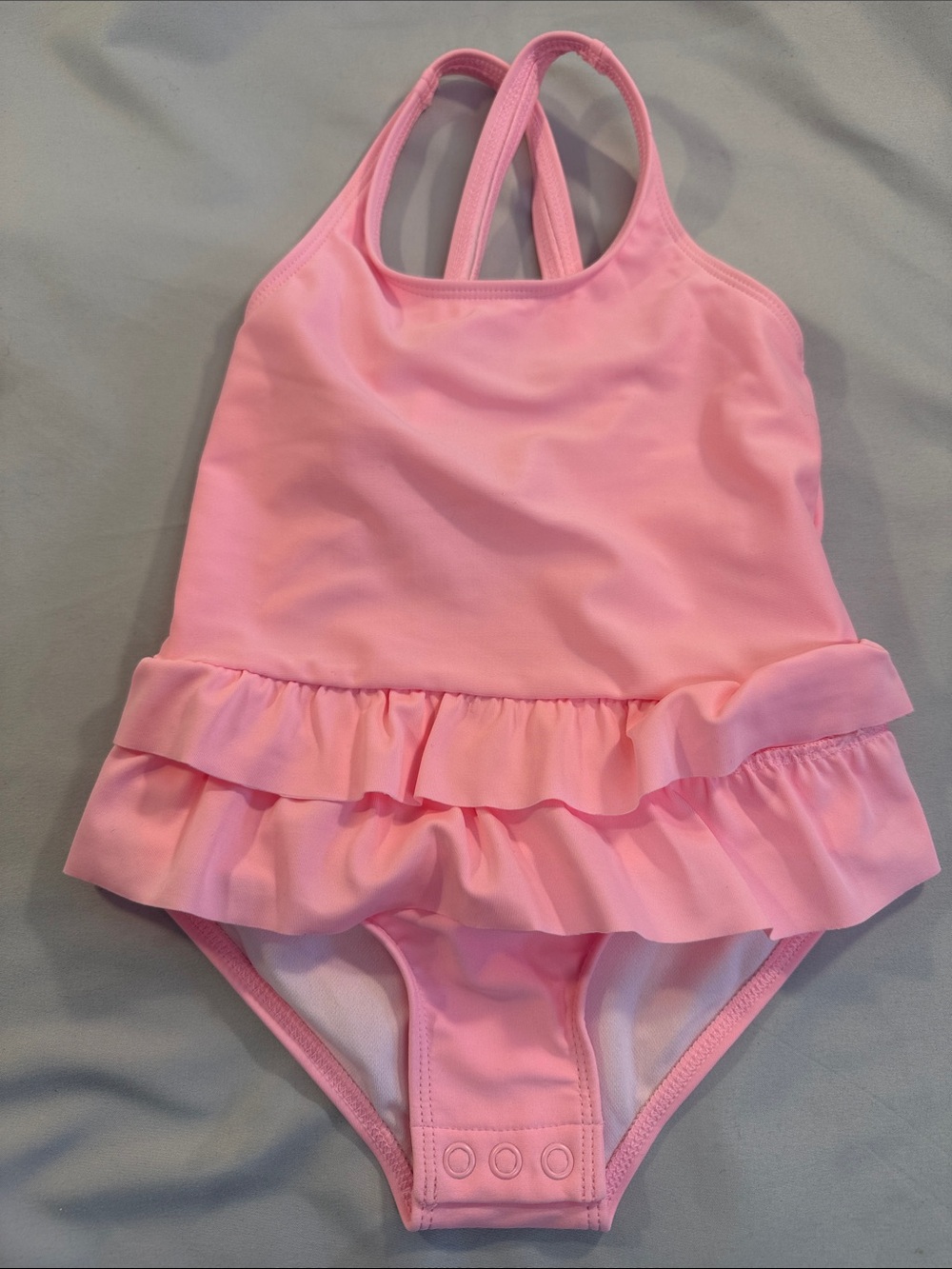 Carter's NWOT Light Pink Ruffle One-Piece Swimsuit